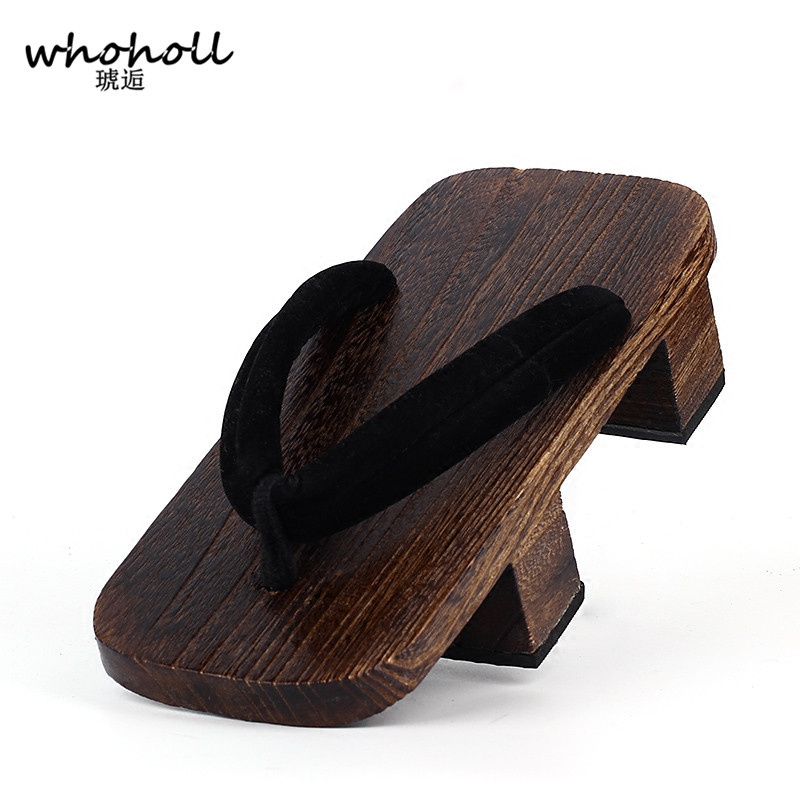 Geta Wooden Sandal - WHOHOLL Geta сандалии с двумя зубцами