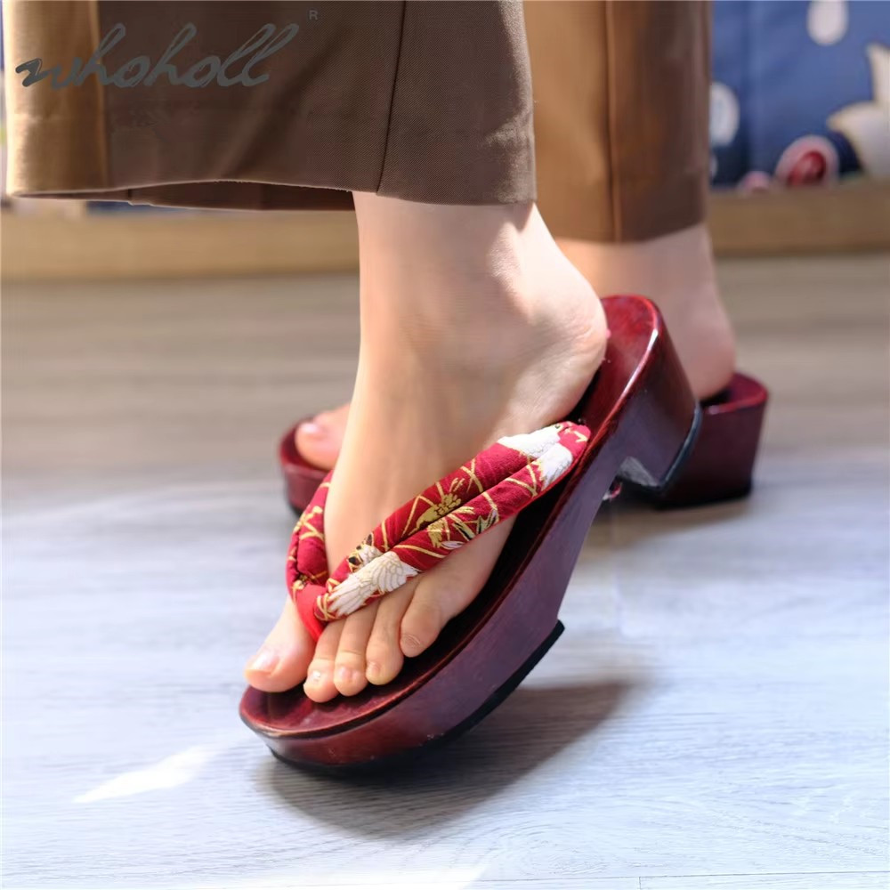 Geta Wooden Sandal - Японские геты для косплея, аниме-обувь, женские