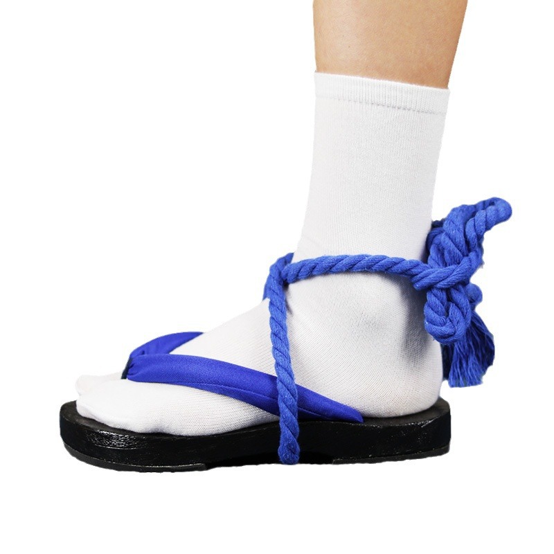 Сандалии Geta с синими ремешка – обзор и цена Geta Wooden Sandal