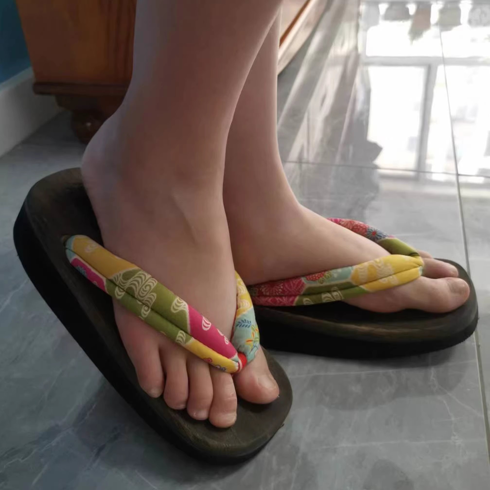 Женские сандалии для косплея н – обзор и цена Geta Wooden Sandal