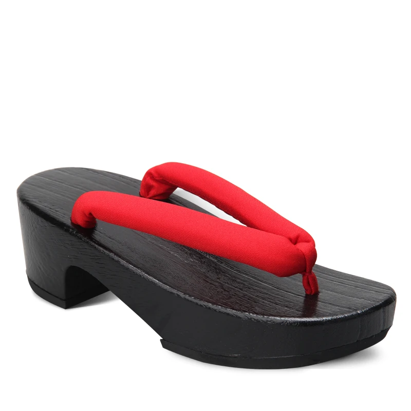 Женские черные деревянные санд – обзор и цена Geta Wooden Sandal